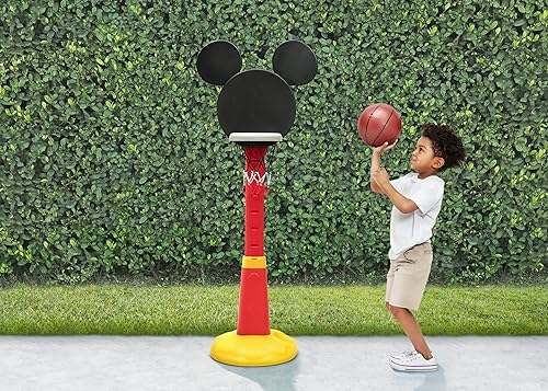 New Delta Children - Disney Mickey Mouse Basketball Set (Red/Black) - Kidsy