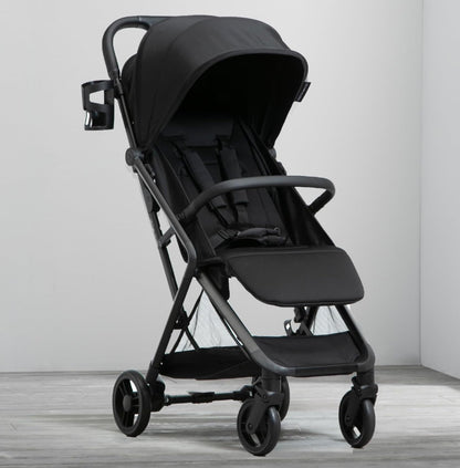 New Delta Children Icon Ultra Compact Travel Stroller with One-Hand Fold (Black) - Kidsy