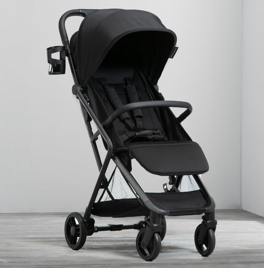 New Delta Children Icon Ultra Compact Travel Stroller with One-Hand Fold (Black) - Kidsy