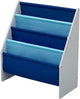 New Delta Children Sling Book Rack Bookshelf for Kids (Grey/Blue) - Kidsy