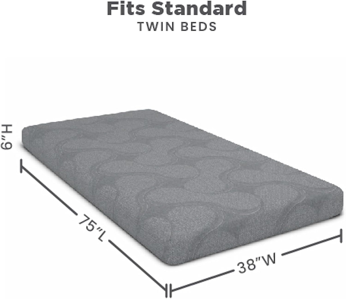 New Delta Children Snooze 6 inch Memory Foam Mattress (Twin) - Kidsy