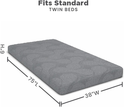 New Delta Children Snooze 6 inch Memory Foam Mattress (Twin) - Kidsy