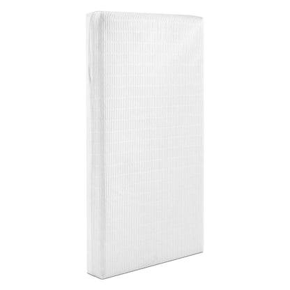 New Delta Children Sweet Beginnings Dual-Sided Crib & Toddler Mattress (White) - Kidsy