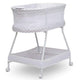 New Delta Children Sweet Dreams Bassinet (Grey Infinity) - Kidsy