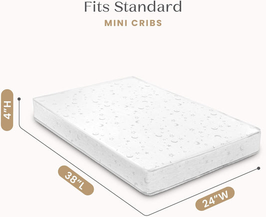 New Delta Children Twinkle Galaxy Limited 4 - inch Mini Crib Mattress - Kidsy