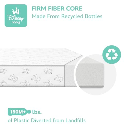 New Delta Children Winnie the Pooh Crib & Toddler Mattress - 52"L x 27.5"W - Kidsy