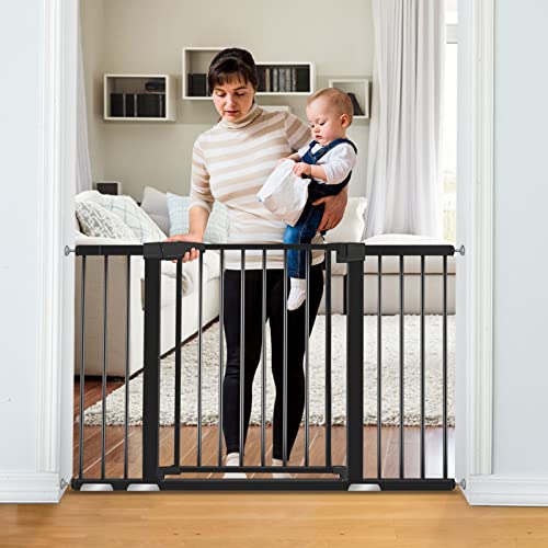 New Derson 29.93" - 51.5" Extra Wide Baby Gate for Stairs and Doorways - Kidsy