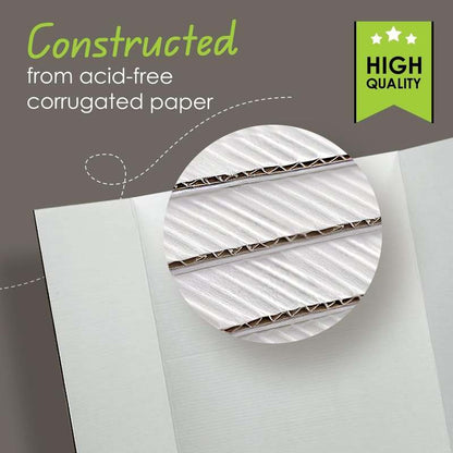 New Desk Tech Large Tri - Fold Presentation Board 36" x 48" (White) - Kidsy