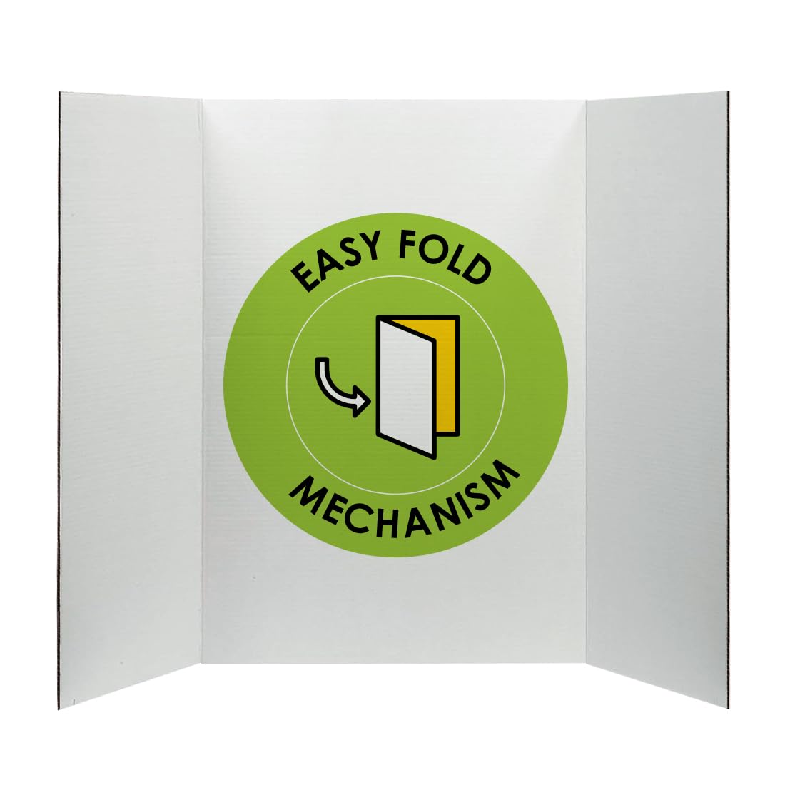 New Desk Tech Large Tri - Fold Presentation Board 36" x 48" (White) - Kidsy