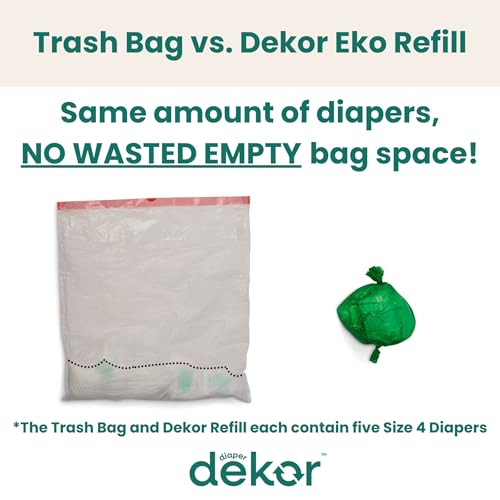 New Diaper Dekor Eko Classic Diaper Pail Refill 2 pack - Kidsy