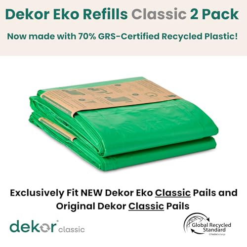 New Diaper Dekor Eko Classic Diaper Pail Refill 2 pack - Kidsy