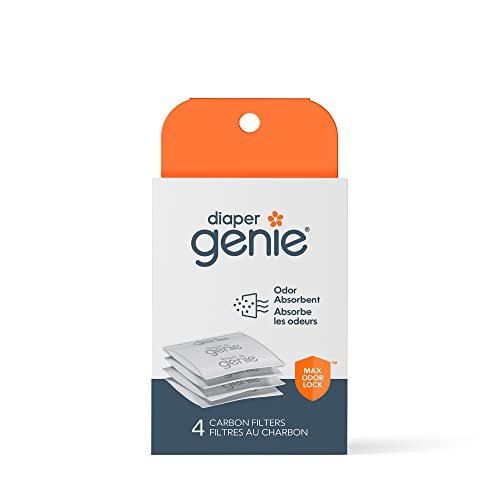 New Diaper Genie Carbon Filter - Diaper Pail Odor Eliminator (4 - Pack) - Kidsy