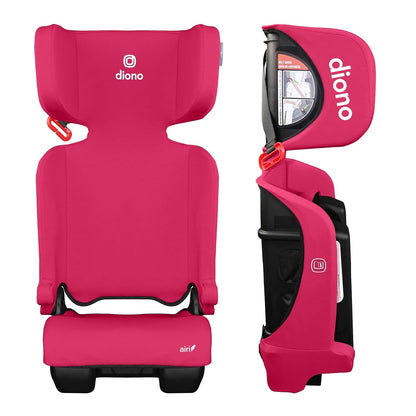 New Diono Airi Lightweight High Back Booster Seat (Pink) - Kidsy