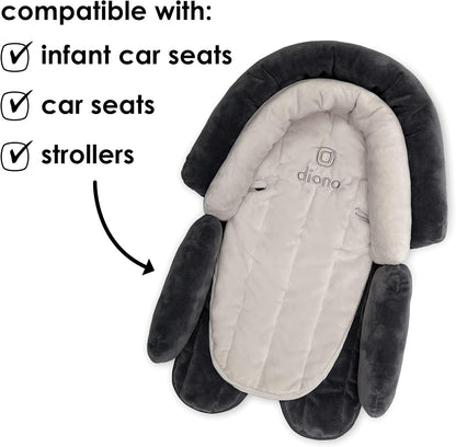 New Diono Cuddle Soft® 2 - in - 1 Head Support with Chest Pads (Gray/Arctic) - Kidsy