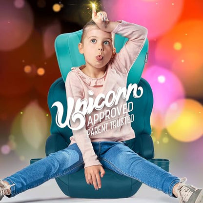 New Diono Everett NXT High Back Booster Car Seat with Rigid Latch (Blue Razz Ice) - Kidsy