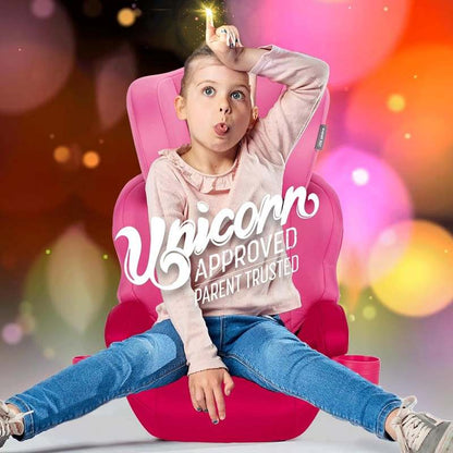 New Diono Everett NXT High Back Booster Car Seat with Rigid Latch (Pink Cotton Candy) - Kidsy