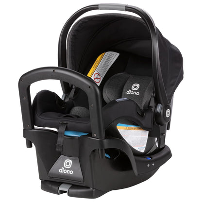 New Diono LiteClik 30 R SafePlus Infant Car Seat and Base Rear - Facing for Infants 4 - 30lbs (Black) - Kidsy