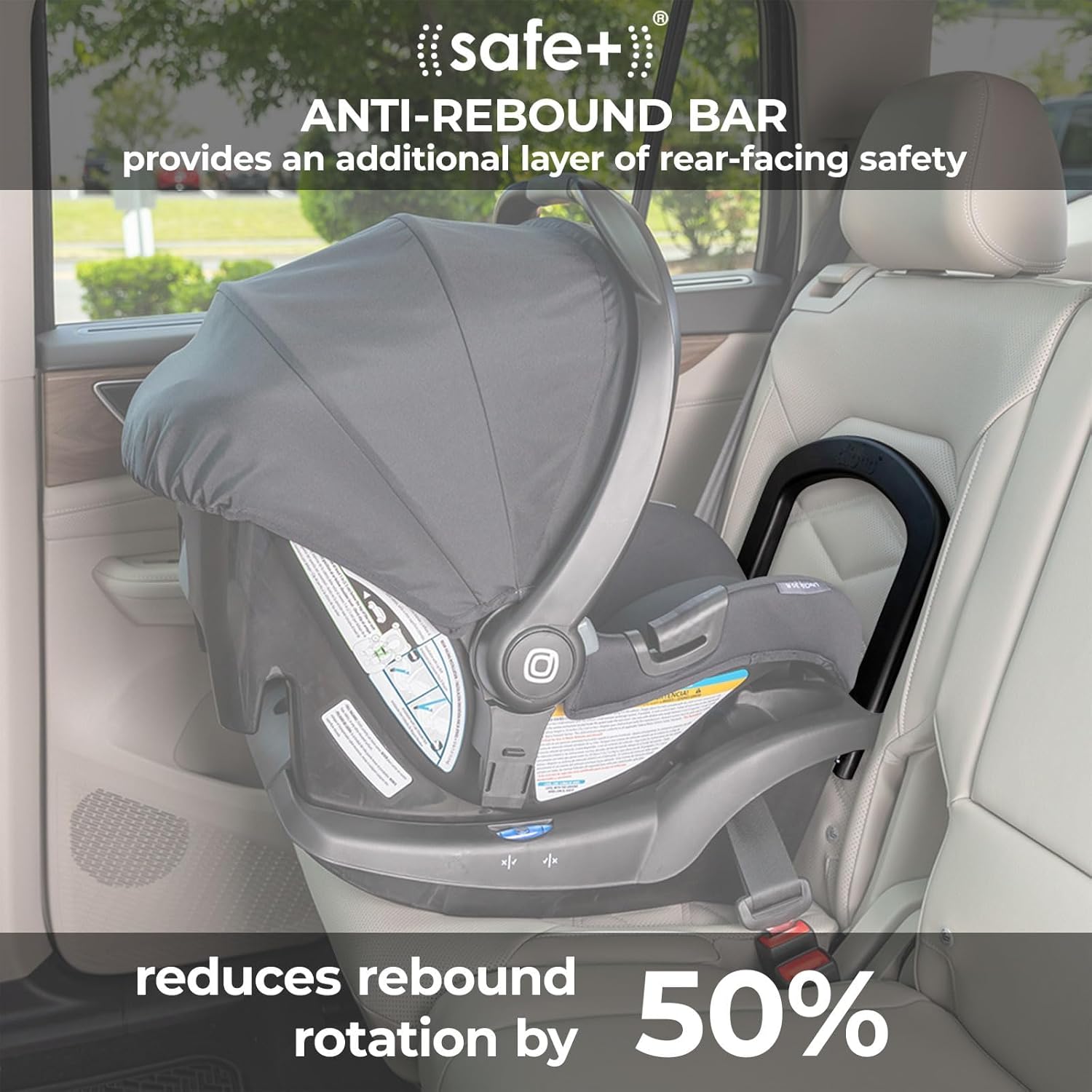 New Diono LiteClik 30 R SafePlus Infant Car Seat and Base Rear - Facing for Infants 4 - 30lbs (Black) - Kidsy