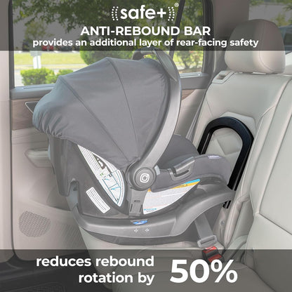 New Diono LiteClik 30 R SafePlus Infant Car Seat and Base Rear - Facing for Infants 4 - 30lbs (Black) - Kidsy