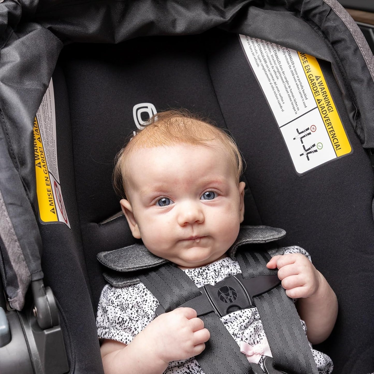 New Diono LiteClik 30 R SafePlus Infant Car Seat and Base Rear - Facing for Infants 4 - 30lbs (Black) - Kidsy