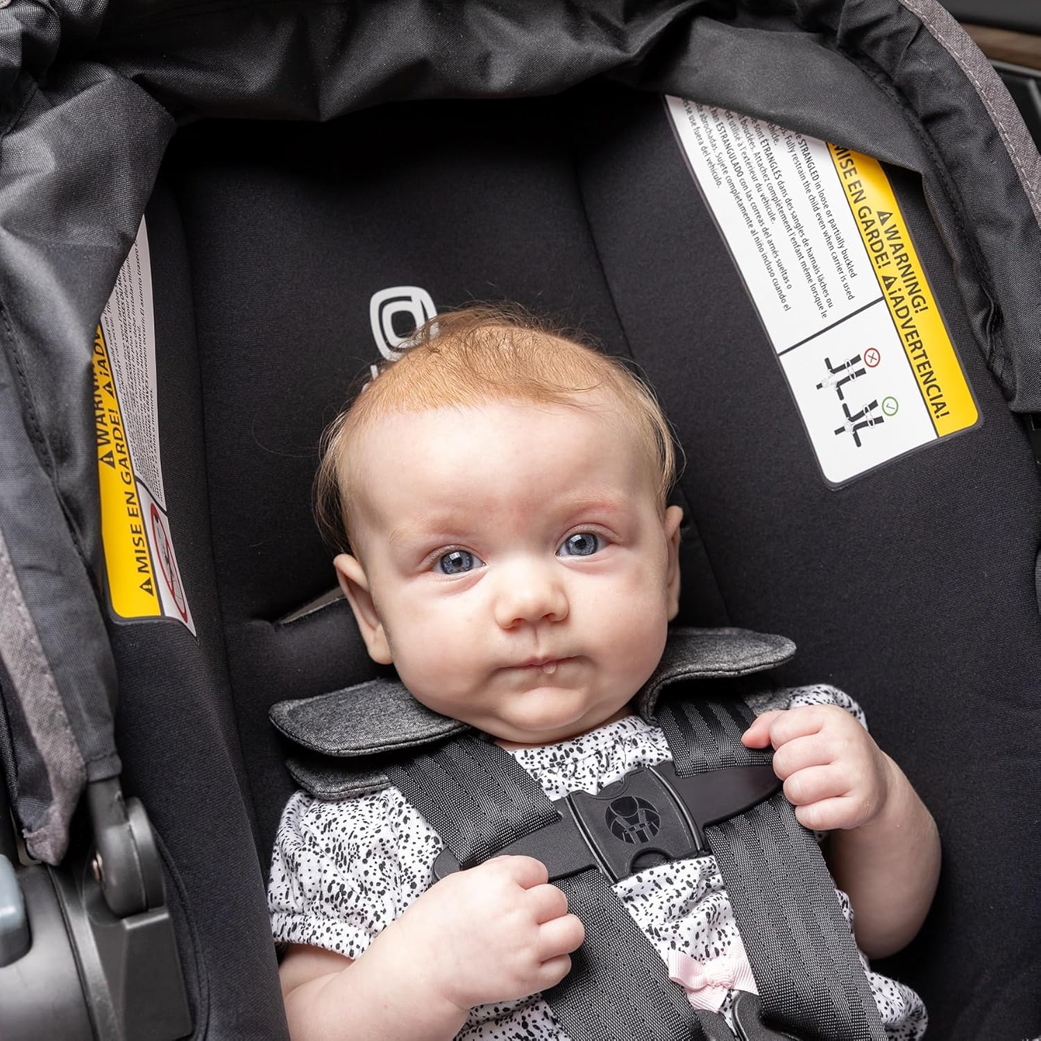 New Diono LiteClik 30 R SafePlus Infant Car Seat and Base Rear - Facing for Infants 4 - 30lbs (Black) - Kidsy