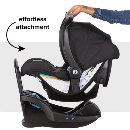 New Diono LiteClik 30 R SafePlus Infant Car Seat and Base Rear - Facing for Infants 4 - 30lbs (Black) - Kidsy