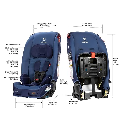 New Diono Radian 3R All - in - One Convertible Car Seat (Blue Surge) - Kidsy