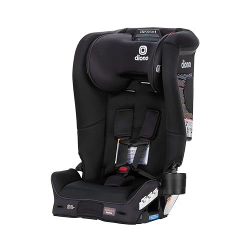 New Diono Radian 3R SafePlus, All - in - One Convertible Car Seat (Black Jet) - Kidsy