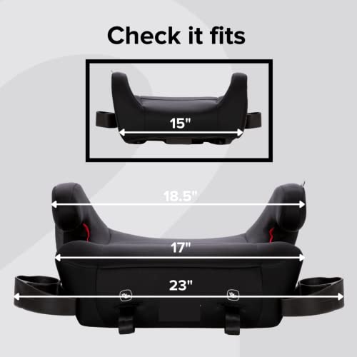 New Diono Solana 2 XL 2022 Dual Latch Booster Seat (Black) - Kidsy