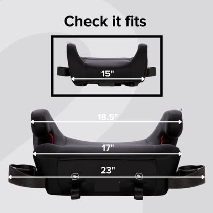 New Diono Solana 2 XL 2022 Dual Latch Booster Seat (Black) - Kidsy