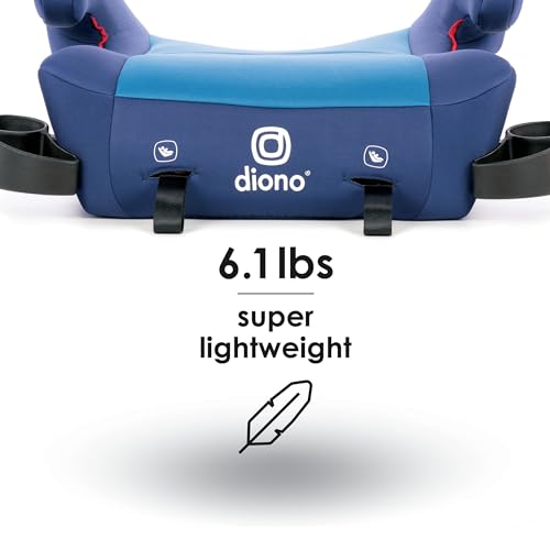 New Diono Solana 2 XL 2022, Dual Latch Connectors, Booster Seat (Blue) - Kidsy