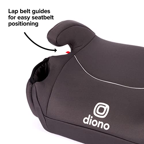 New Diono Solana, No Latch, Single Backless Booster Car Seat (Black) - Kidsy