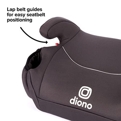 New Diono Solana, No Latch, Single Backless Booster Car Seat (Black) - Kidsy