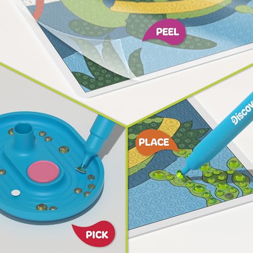 New Discovery Dazzle Art Light - Up Diamond Painting Kit (Sea Turtle) - Kidsy