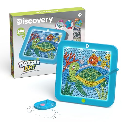 New Discovery Dazzle Art Light - Up Diamond Painting Kit (Sea Turtle) - Kidsy