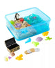 New Discovery Kids Ocean Treasures Sensory Play Set - 38 Pieces (Blue) - Kidsy