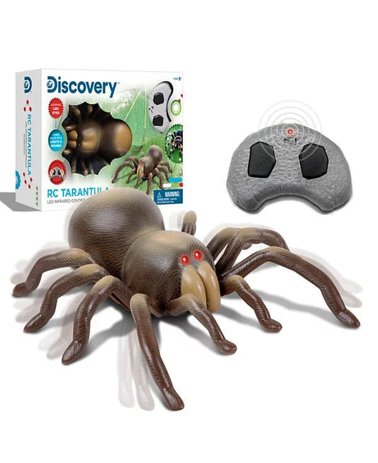 New Discovery Kids Remote Control Tarantula Spider Toy (Brown) - Kidsy