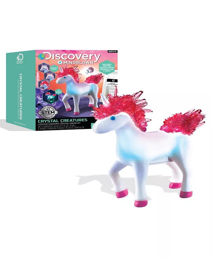 New Discovery Mindblown Crystal Creatures Set (White) - Kidsy