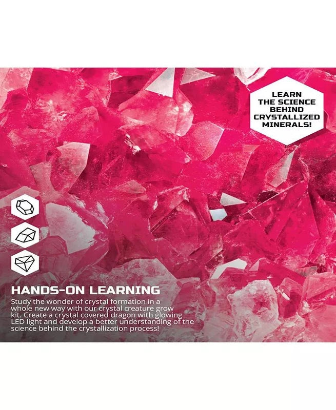 New Discovery Mindblown Crystal Creatures Set (White) - Kidsy