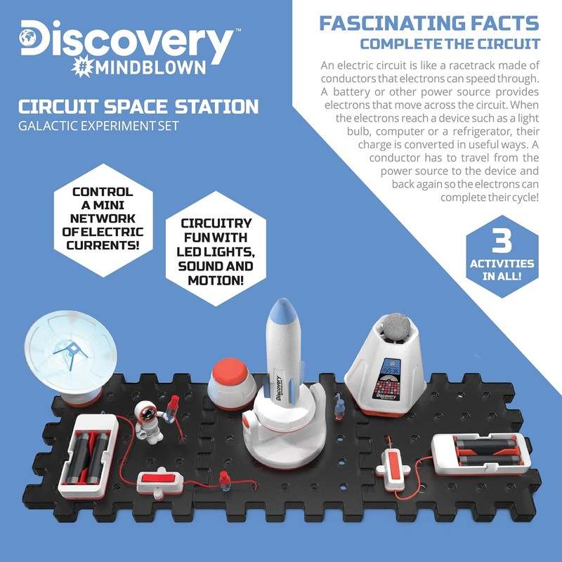 New Discovery Mindblown Space Station Experiment Kit, 26 - Piece - Kidsy