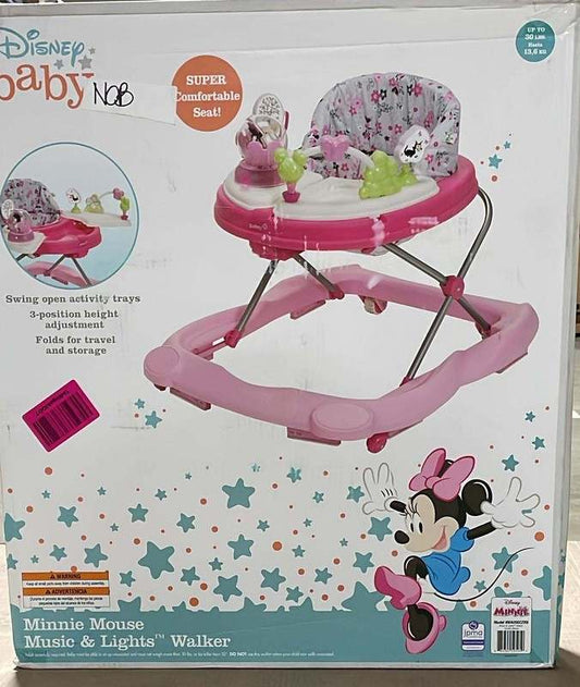 New Disney Baby Minnie Mouse Baby Walker with Activity Tray (Garden Delight) - Kidsy