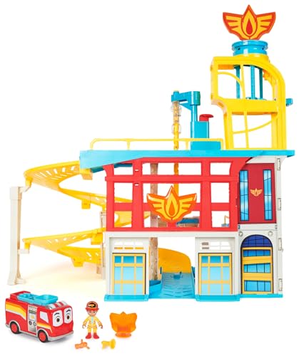 New Disney Junior Firebuds HQ Playset with Fire Truck & Figure - Kidsy
