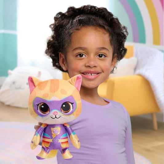 New Disney Junior SuperKitties Su - Purr Charged 7 - inch Small Sparks Plush Stuffed Animal - Kidsy