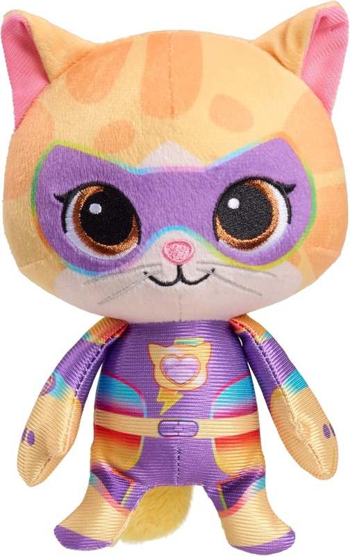 New Disney Junior SuperKitties Su - Purr Charged 7 - inch Small Sparks Plush Stuffed Animal - Kidsy