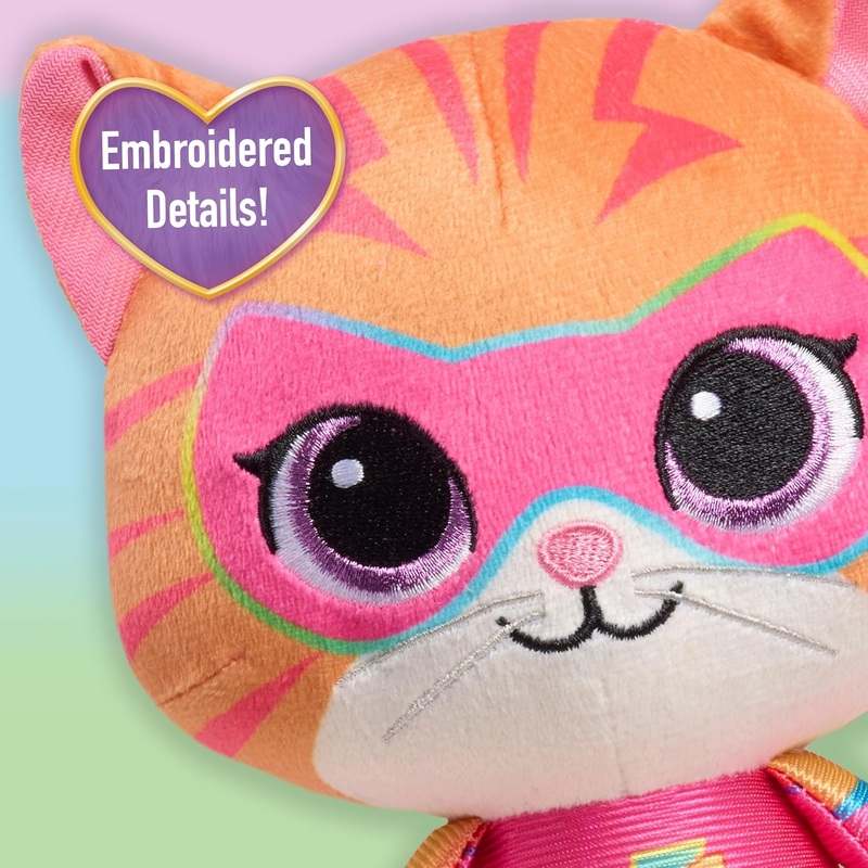 New Disney Junior SuperKitties Su - Purr Charged 7" Small Ginny Plush Stuffed Animal - Kidsy