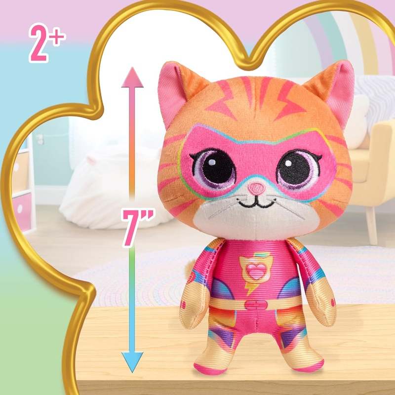 New Disney Junior SuperKitties Su - Purr Charged 7" Small Ginny Plush Stuffed Animal - Kidsy