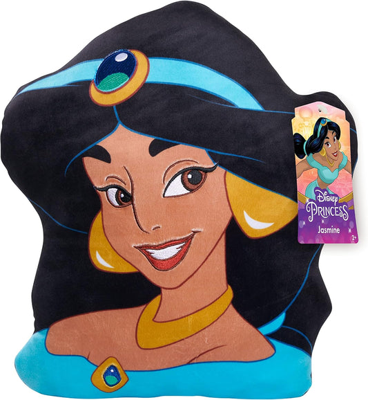 New Disney Princess 13.5 - Inch Jasmine Character Head Plush - Kidsy