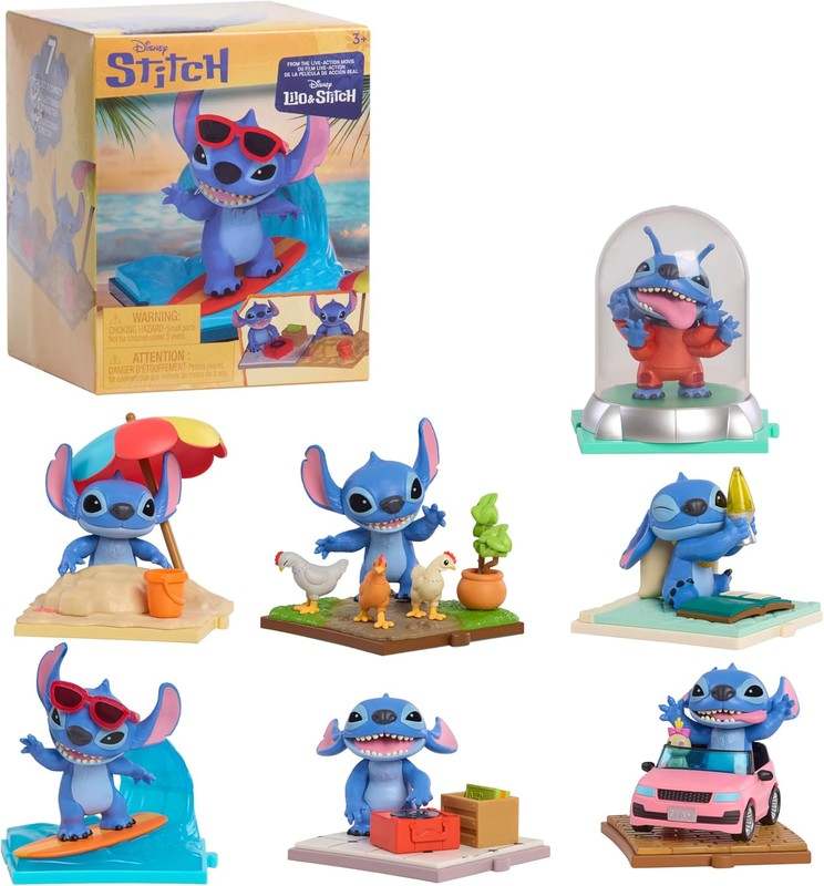 New Disney Stitch Live - Action Movie Time Collectible Figure, 3" (Blind Box) - Kidsy
