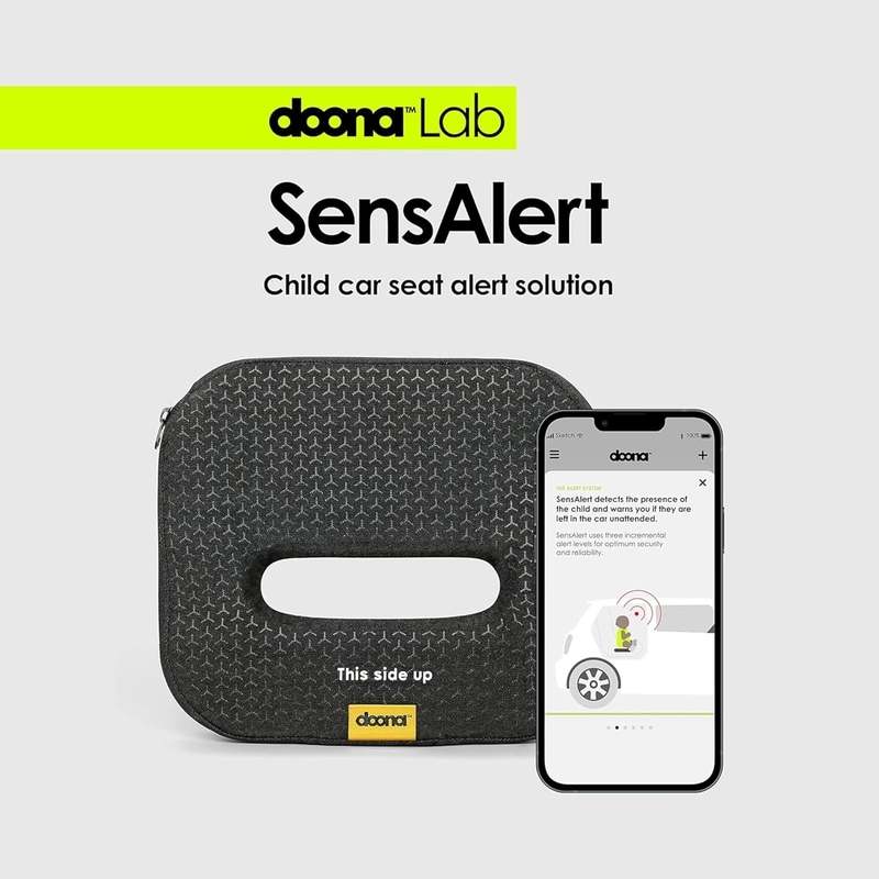 New Doona SensAlert - Child Car Seat Alert - Compatible with Doona Car Seat & Stroller - Kidsy