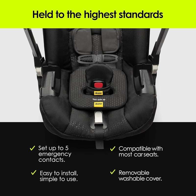 New Doona SensAlert - Child Car Seat Alert - Compatible with Doona Car Seat & Stroller - Kidsy